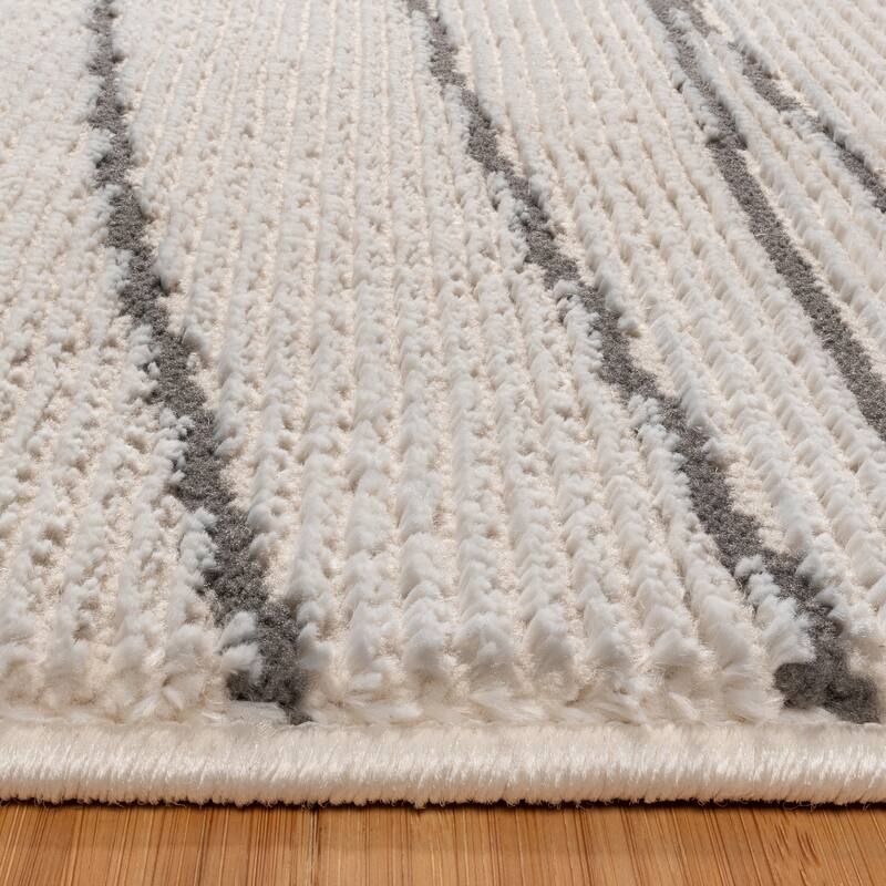 Gertmenian Kielo Modern Abstract Soft Polyester High-Low Style Indoor Area Rug Collection