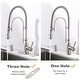 preview thumbnail 73 of 87, WOWOW Single Handle Gooseneck Pull Down Sprayer Kitchen Faucet