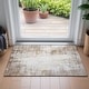 preview thumbnail 71 of 84, Machine Washable Indoor/Outdoor Abstract Solid Chantille Rug