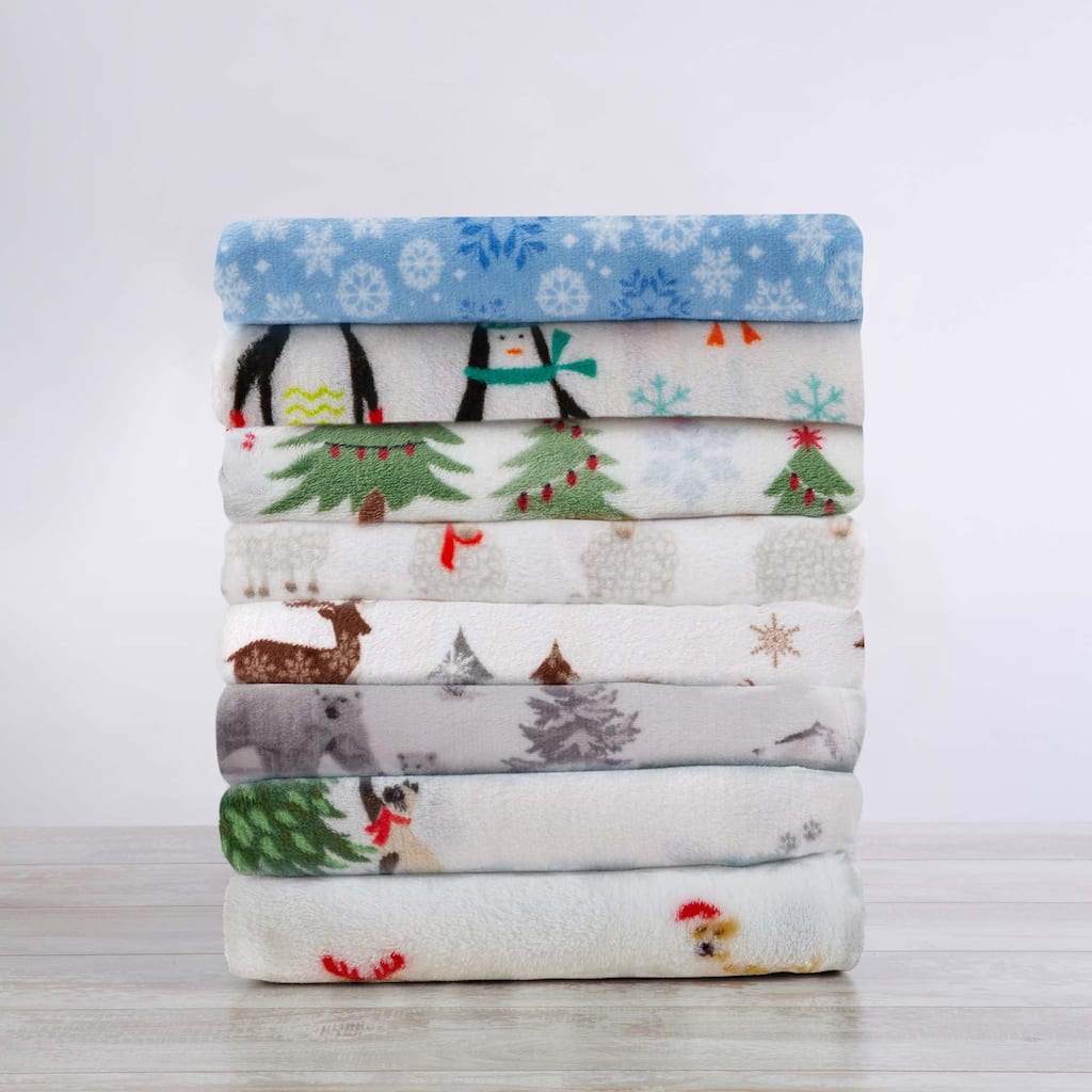 Rustic Lodge Velvet Plush 4-Piece Sheet Set