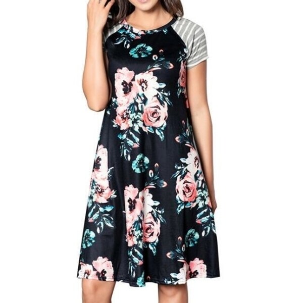 womens shift dress with pockets