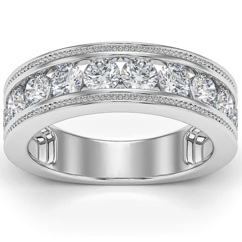 1 3/4Ct Diamond Men's Ring in White, Yellow, or Rose Gold
