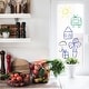preview thumbnail 4 of 6, Walplus Puzzle Blackboard Chalkboard Wall Stickers Nursery Decor Decal with Flexichalk Marker Neon Color Liquid Chalks Pen