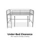 preview thumbnail 21 of 20, Avenue Greene Avery Junior Full Metal Loft Bed