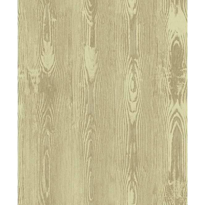 Brewster Jaxson Gold Faux Wood Wallpaper - 21in x 396in x 0.025in