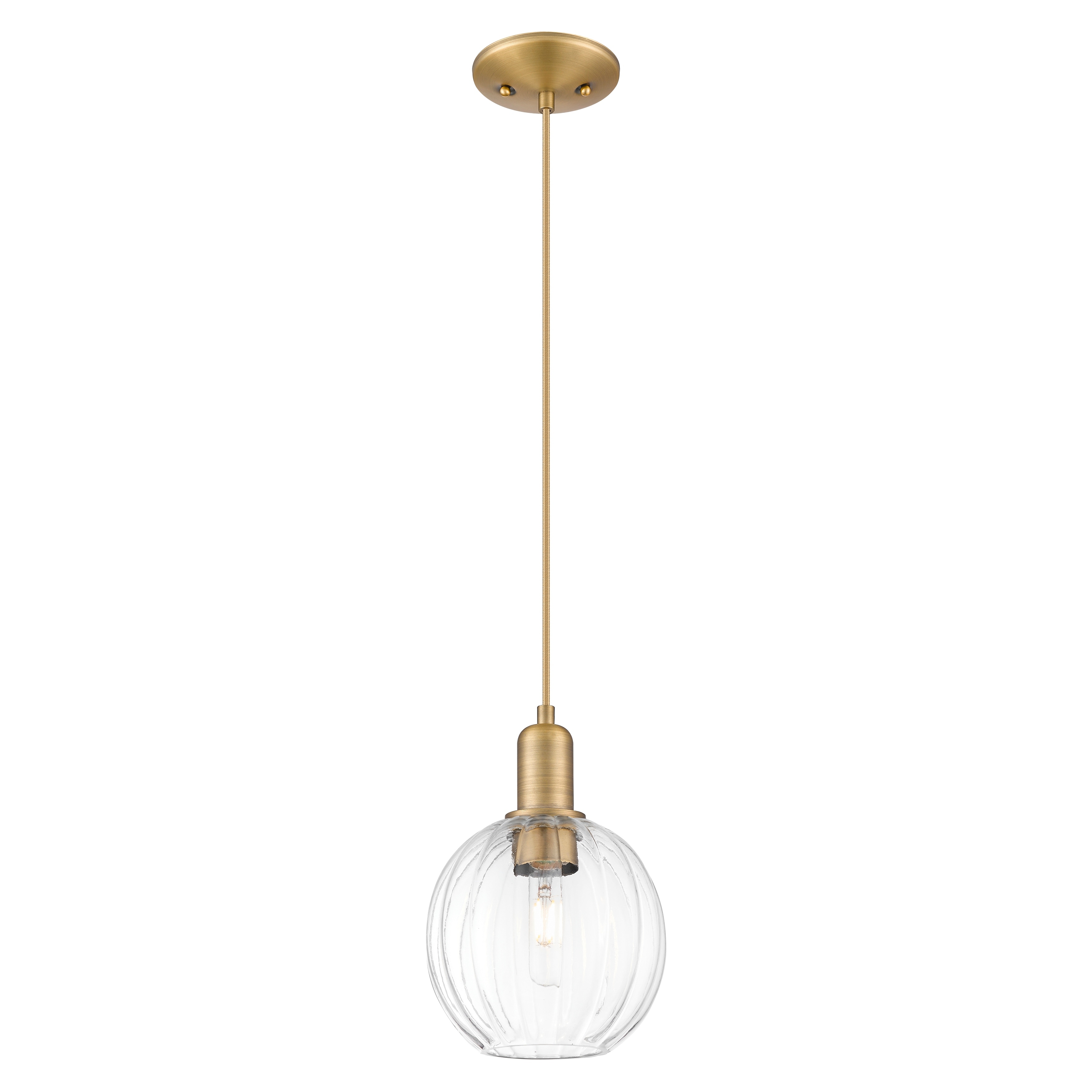 Innovations Lighting Downtown Urban - Preston - 1 Light 7" Globe Shade Cord Hung Mini Pendant