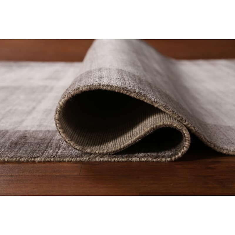 Tribal Beige Gabbeh Indian Area Rug Handmade Oriental Wool Carpet - 5'5" x 7'7"