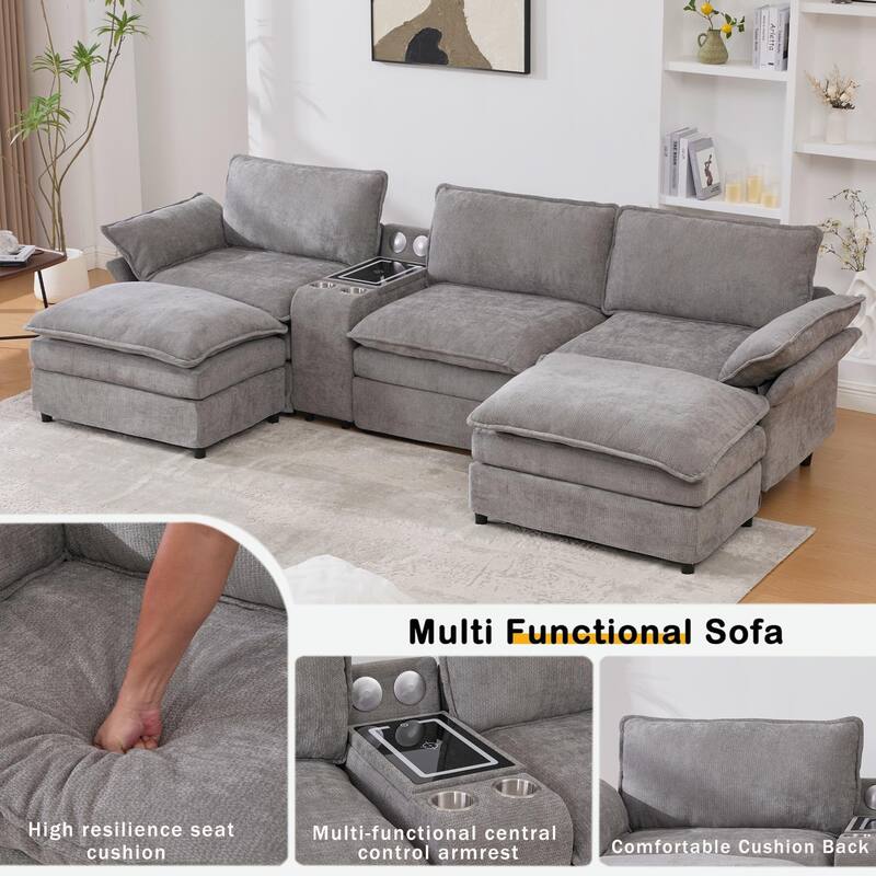 U Shaped Modular Sectional Sofa