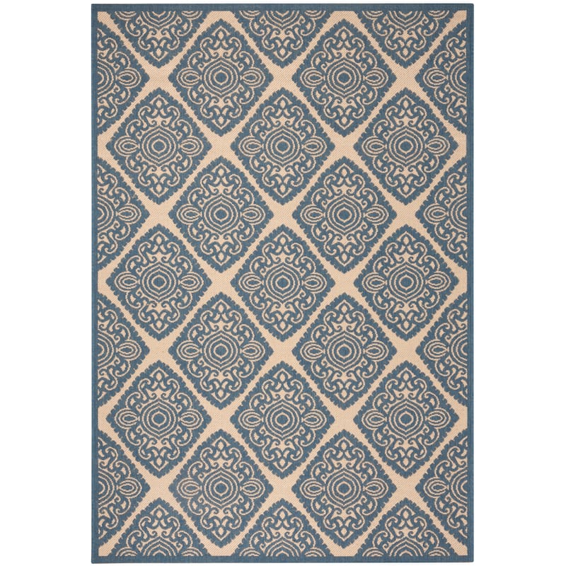SAFAVIEH Beach House Phyllis Indoor/ Outdoor Waterproof Patio Backyard Rug