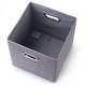 preview thumbnail 3 of 2, Enova Home Fabric Storage Bins With Handles (Set of 4)