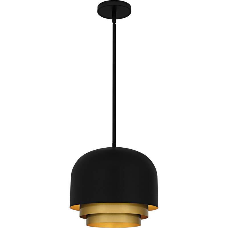 Frankie 3-Light Matte Black Pendant