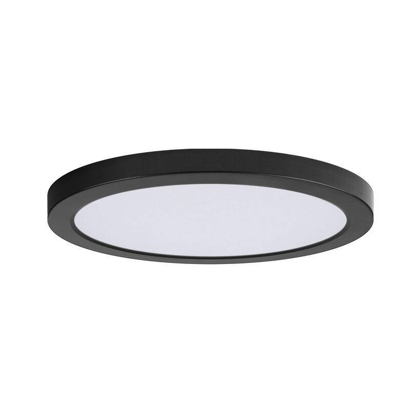 Maxim 57696 Chip 12" Wide LED Flush Mount Ceiling Fixture - Black