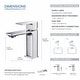 preview thumbnail 22 of 34, Lead-free Solid Brass Single Handle Bathroom Vanity Faucet with Hose