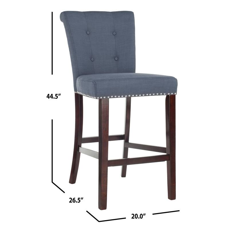 SAFAVIEH Rosalba 30-inch Bar Stool (Set of 2) - 20" x 26.5" x 44.5" - 20" x 26.5" x 44.5" - 20Wx27Dx45H