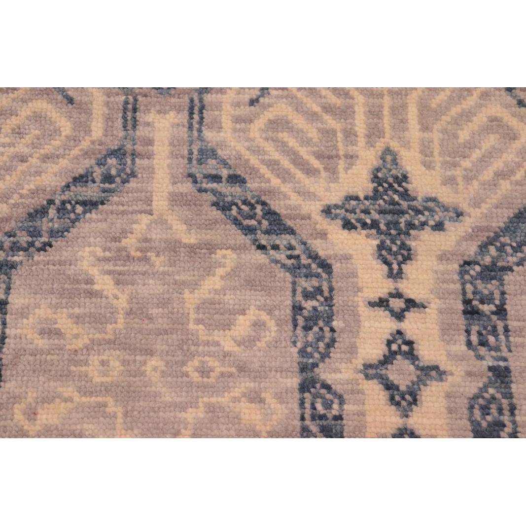 Fine Oushak Modern Jerlene Gray Blue Wool Rug 7 9 X 10 4 7 Ft 9 In X 10 Ft 4 In On Sale Overstock 27031506