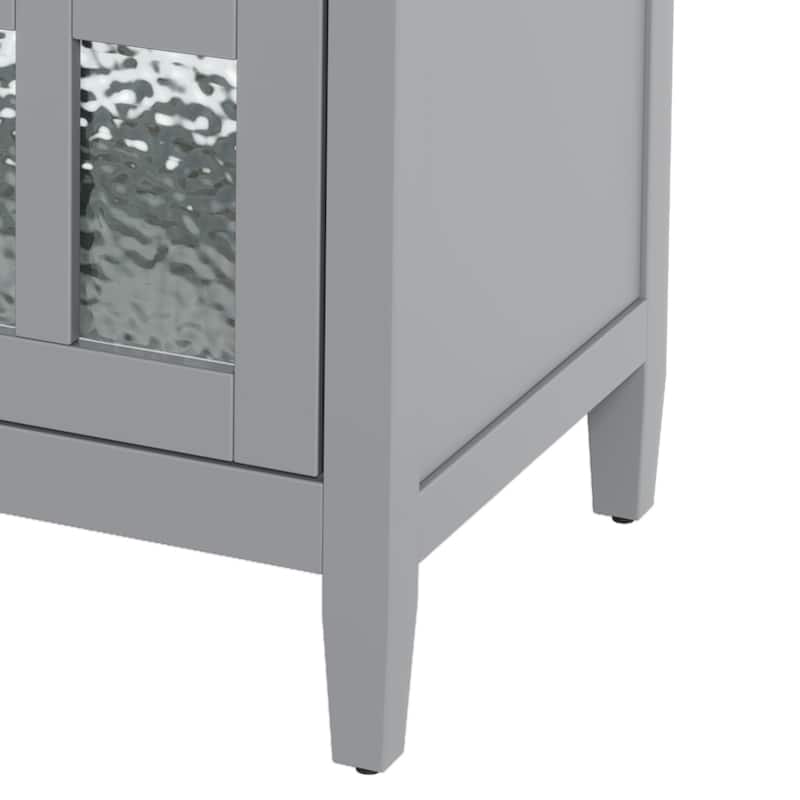 Christopher Knight Home-Josie 30-Inch Bathroom Vanity with Ceramic Sink