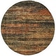preview thumbnail 48 of 52, Style Haven Halden Textural Stripes Area Rug 7'10" Round - Gold/Charcoal