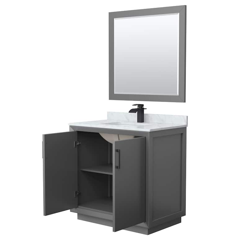 Wyndham Collection WCF414136S-NAT-UNSM34 Strada 36" Free Standing