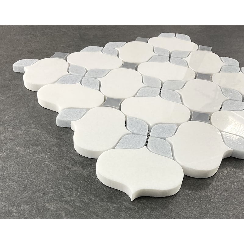 6" x 6" Marble Novelty Mosaic Wall & Floor Tile - Case (10 Sheets)