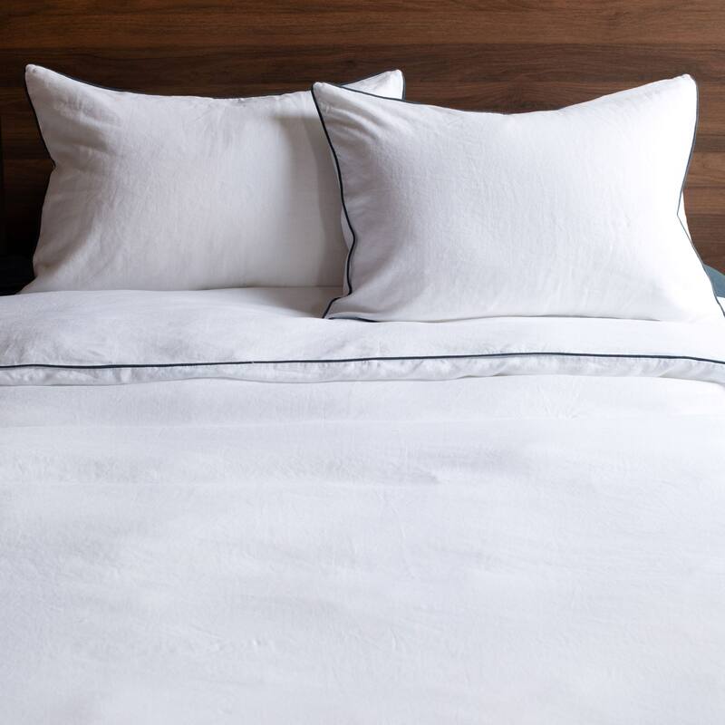 100% French Linen Pillowcase Set by BOKSER HOME