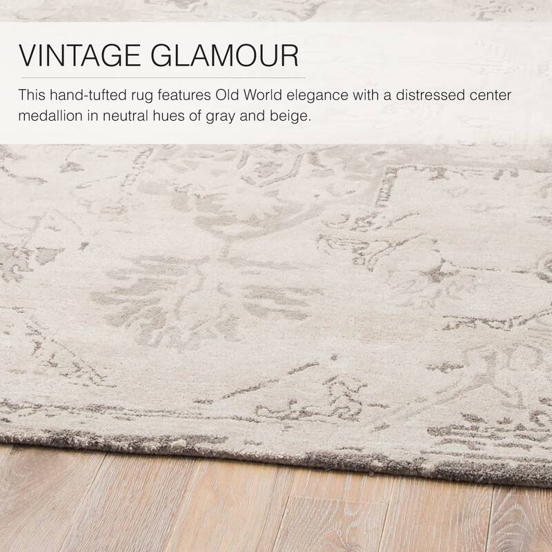Sasha Handmade Medallion Area Rug