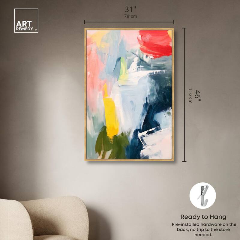 Confetti Storm Canvas by Art Remedy