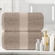 preview thumbnail 44 of 92, White Classic Luxury Cotton Oversized Bath Sheet 35x70 - Set of 2