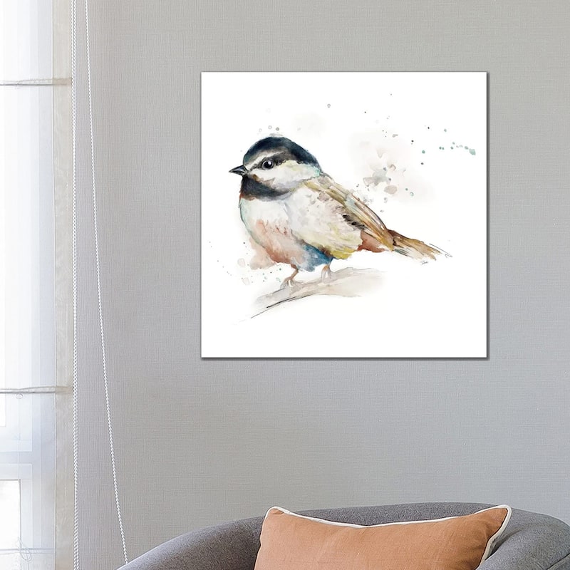 iCanvas "Watercolor Mountain Bird II" by Patricia Pinto Canvas Print - 26x26x1.5