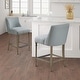 preview thumbnail 10 of 9, Martha Stewart Bedford Delaney 25" Upholstered Counter Stool