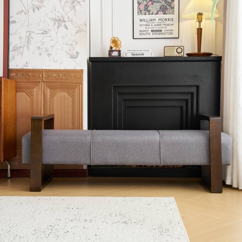 Sleek and Stylish Long shaped Ottoman