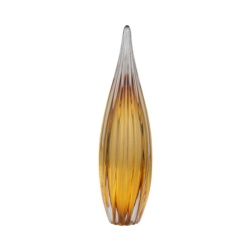 Sagebrook Home Artisan Abstract Paperweight Glass Modern Sculpture