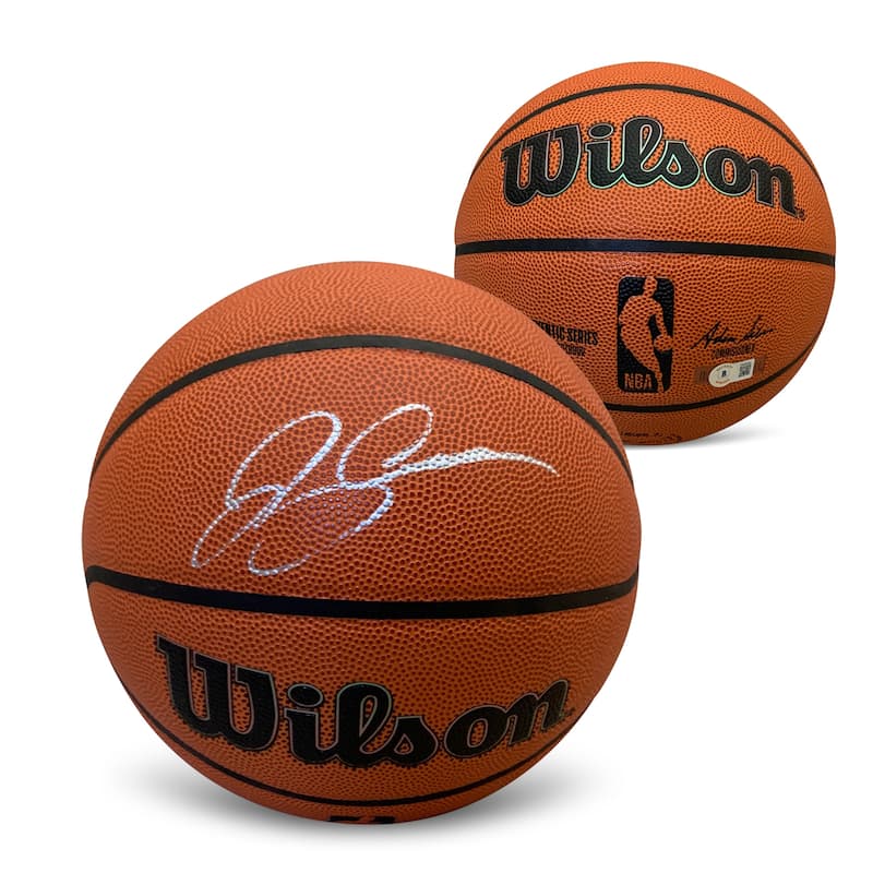 Ray Allen Autographed NBA Full Size Replica Signed Basketball Beckett COA - 8'6" x 11'6"