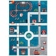 preview thumbnail 58 of 68, SAFAVIEH Carousel Kids Koika Neighborhood Road Rug