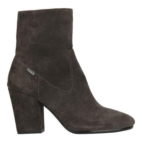 Kenneth Cole Women/'s Leather Ankle Boots Bootie Suede Asphalt