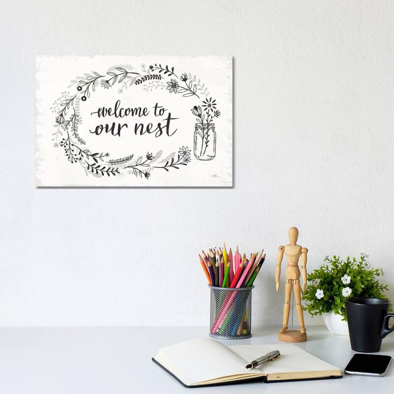 iCanvas "Our Nest I" by Janelle Penner Canvas Print - 8x12x0.75