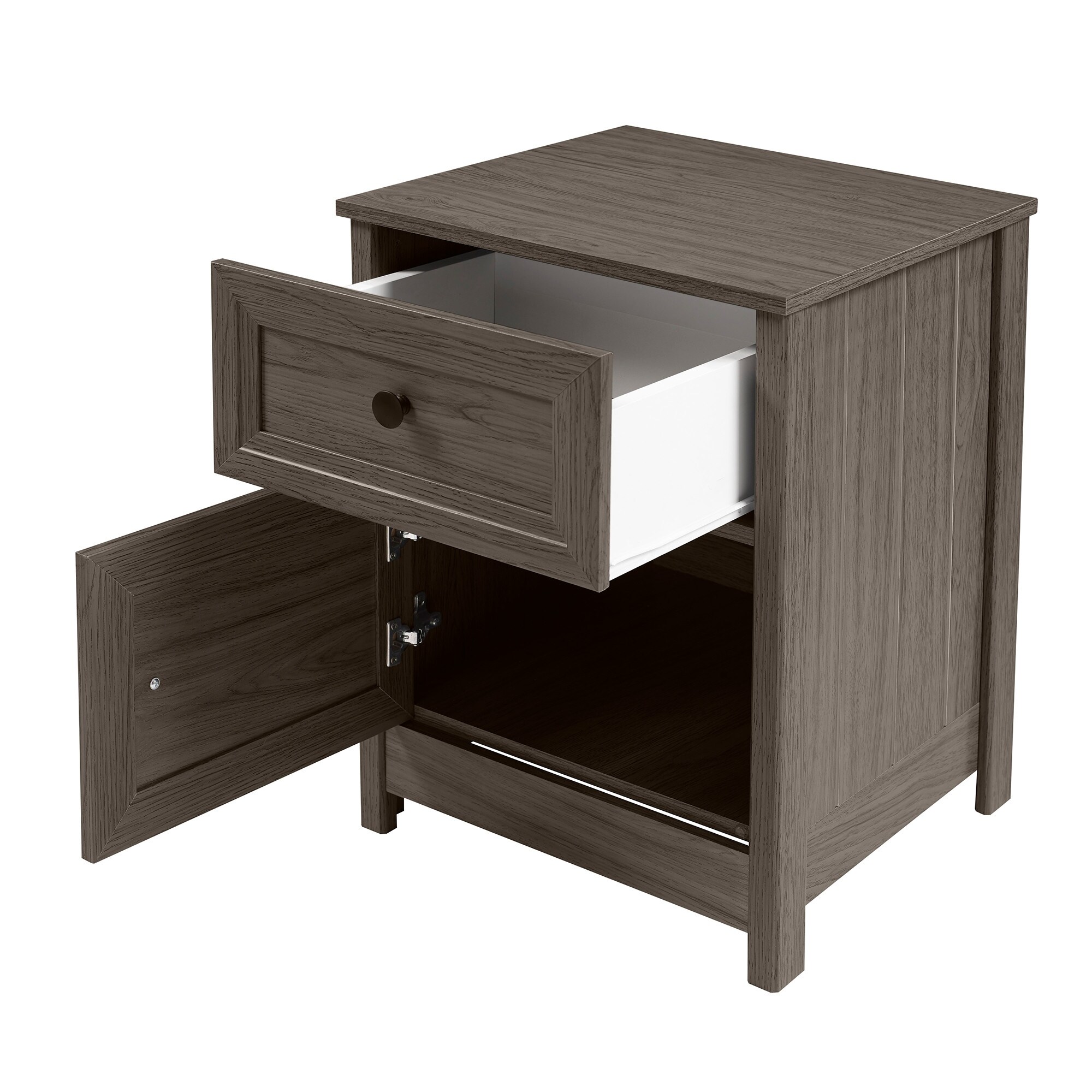 Shop Delacora We Bdr1grovns Groove 18 Wide Wood Nightstand Overstock 29568433
