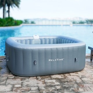 Square Inflatable Hot Tub Spa 4-6 Person - On Sale - Bed Bath & Beyond ...