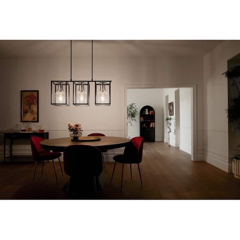 Kichler Lighting Kitner 3-Light Chandelier Polished Nickel