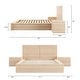 preview thumbnail 6 of 38, James 4-Piece Bedroom Set with Bed, Headboard, and 2 Nightstands