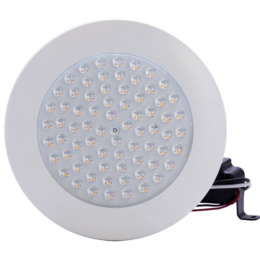 6" 9W Dimmable Downlight Cathedral Ceiling 5000K LED 30° Beam Angle Flush Mount