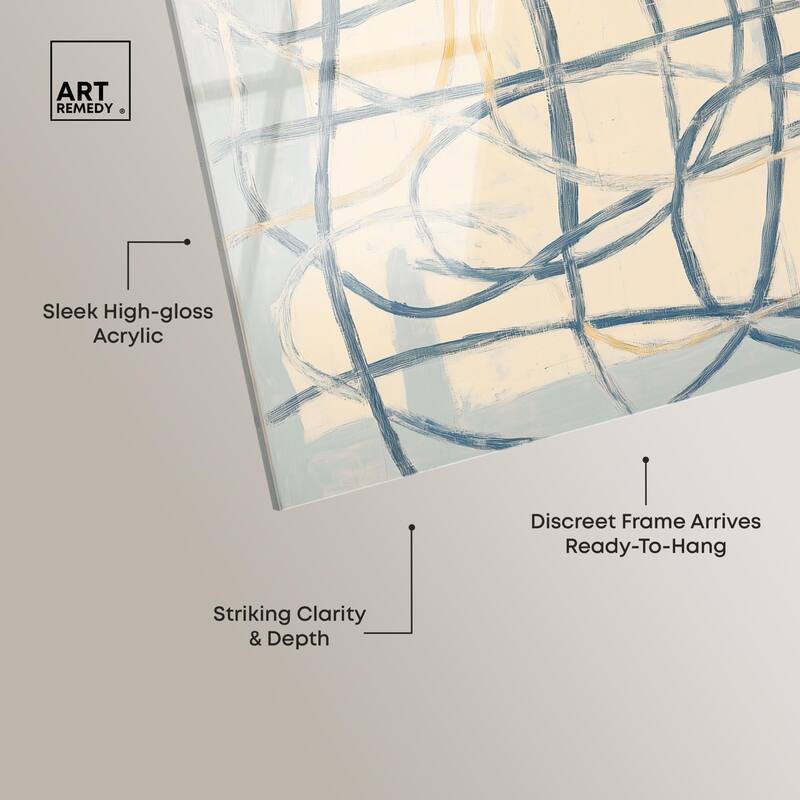 Unbroken Line I Acrylic by Art Remedy, Ready to Hang
