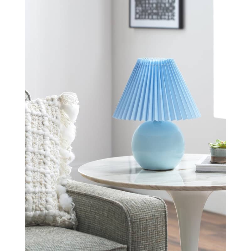 Livabliss Tremel Country Accent Table Lamp - Light Blue