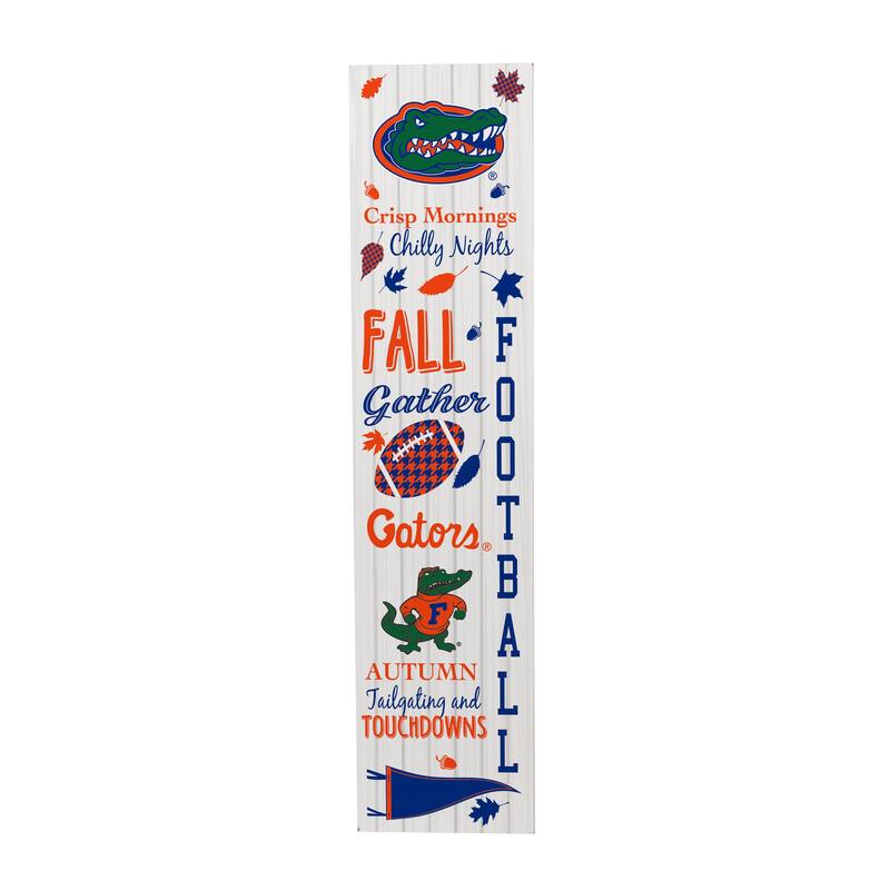 47" Double Sided Seasonal Porch Leaner, University of Florida - 47" x 11.25"