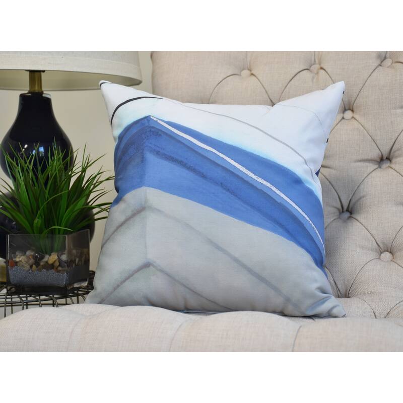 26 x 26 inch Boat Bow Left Geometric Print Pillow