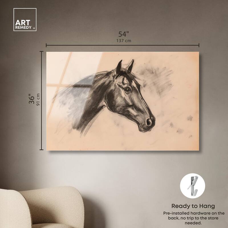 Strong side Acrylic by Art Remedy, Ready to Hang