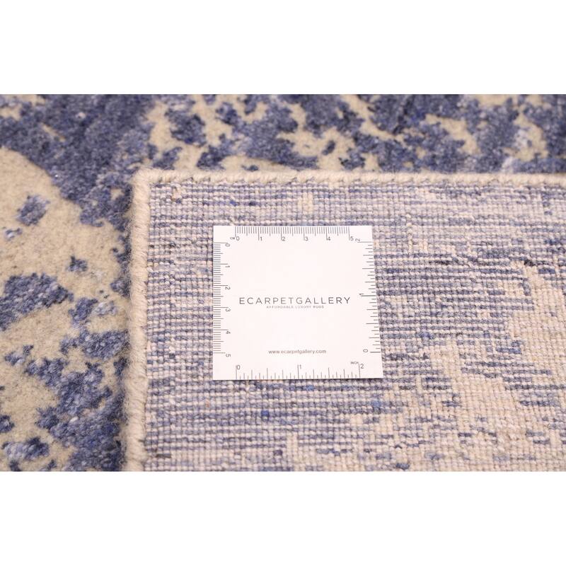 ECARPETGALLERY Hand Loomed Elysian Indigo Rug - 8'0 x 9'10