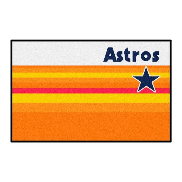 MLB - Houston Astros Retro Collection Rug - 19in. x 30in. - (1984) - 2' x  6' Runner - 2' x 6' Runner - Bed Bath & Beyond - 32066256