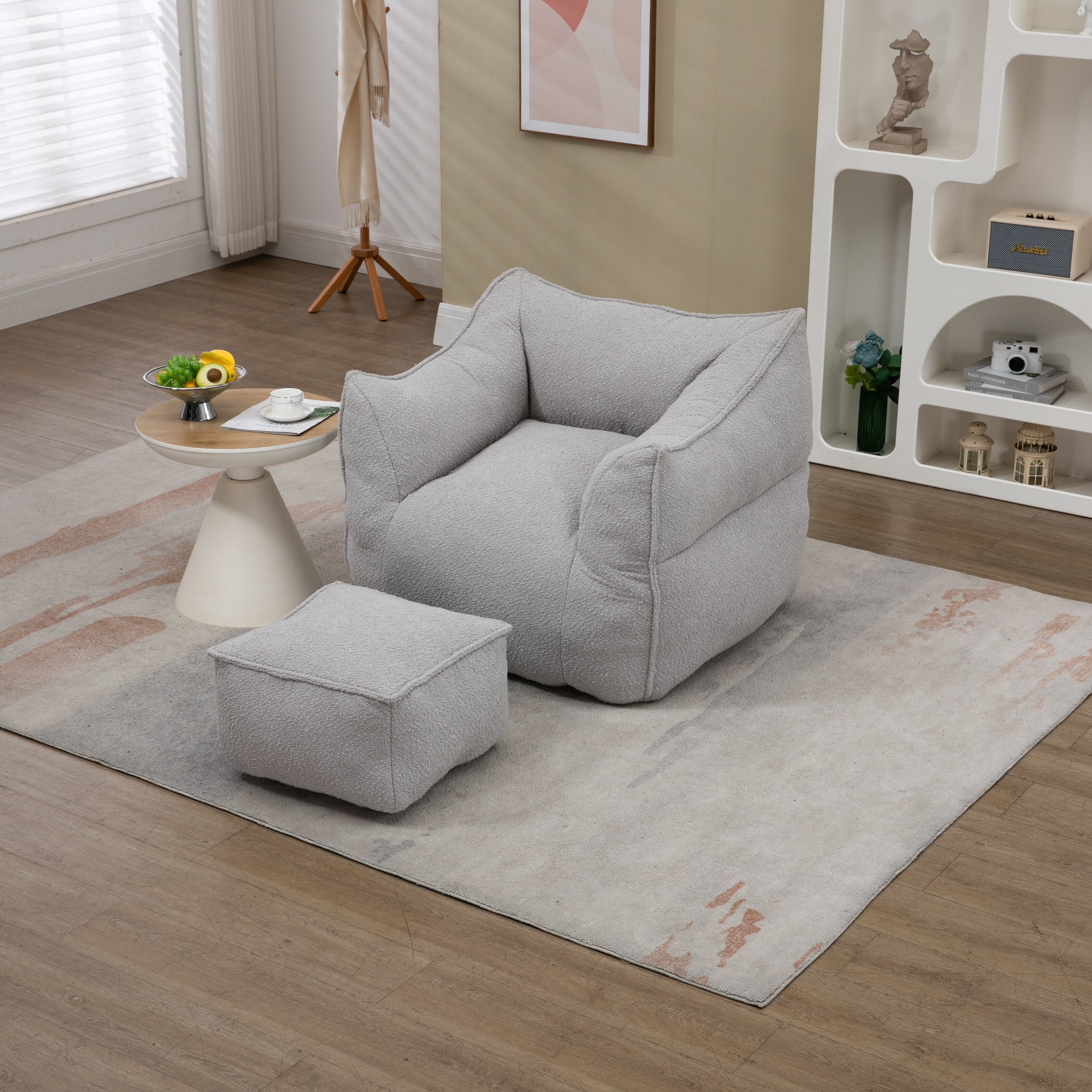 Square bean bag shop chair