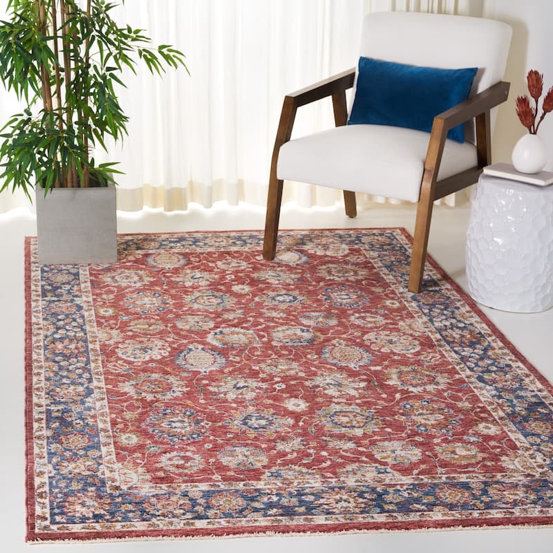 SAFAVIEH Heirloom Maritza Oriental Rug - 9' x 12' - Rust/Navy