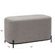 preview thumbnail 3 of 44, WOVENBYRD 32" Modern Decorative Bench with metal base